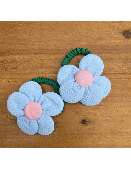 Gumki do włosów dla dziewczynki Kwiatki XXL Lolita Acc. Zestaw 2 sztuki