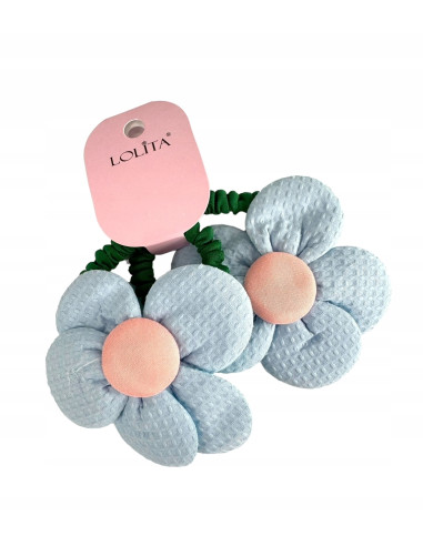 Gumki do włosów dla dziewczynki Kwiatki XXL...