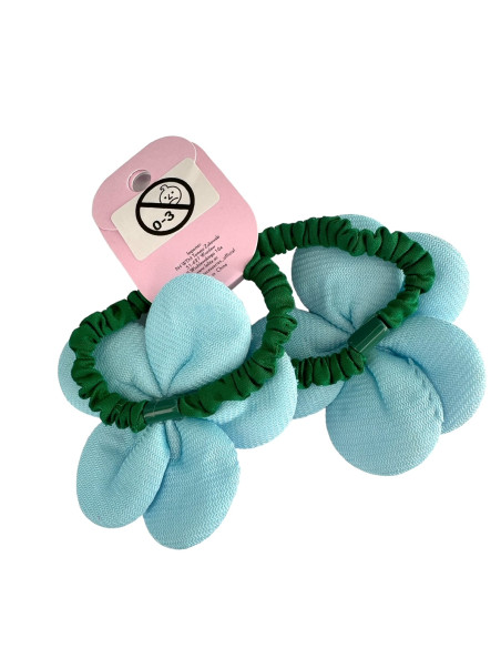 Gumki do włosów dla dziewczynki Kwiatki XXL Lolita Acc. Zestaw 2 sztuki