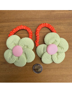 Gumki do włosów dla dziewczynki Kwiatki XXL Lolita Acc.... 2