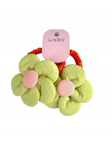 Gumki do włosów dla dziewczynki Kwiatki XXL...