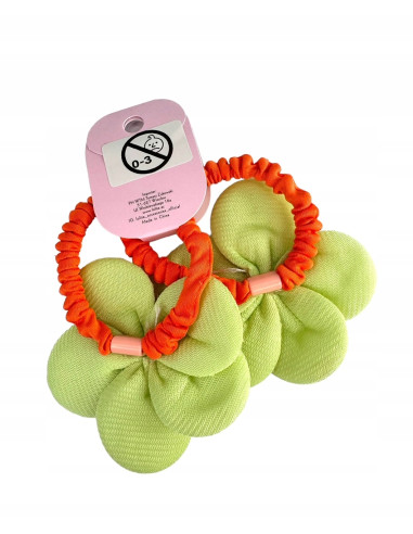 Gumki do włosów dla dziewczynki Kwiatki XXL...