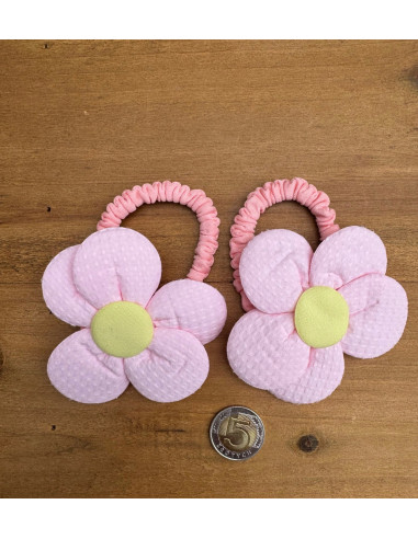 Gumki do włosów dla dziewczynki Kwiatki XXL...
