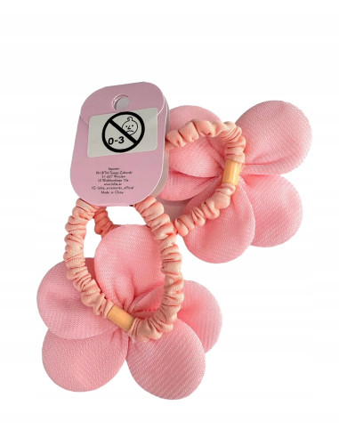 Gumki do włosów dla dziewczynki Kwiatki XXL...