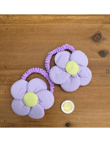 Gumki do włosów dla dziewczynki Kwiatki XXL Lolita Acc. Zestaw 2 sztuki