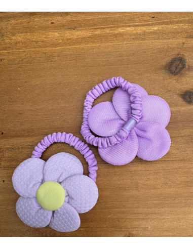 Gumki do włosów dla dziewczynki Kwiatki XXL...