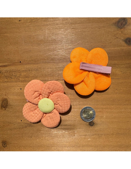 Spinki do włosów dla dziewczynki Kwiatki XXL Lolita Acc. Zestaw 2 sztuki