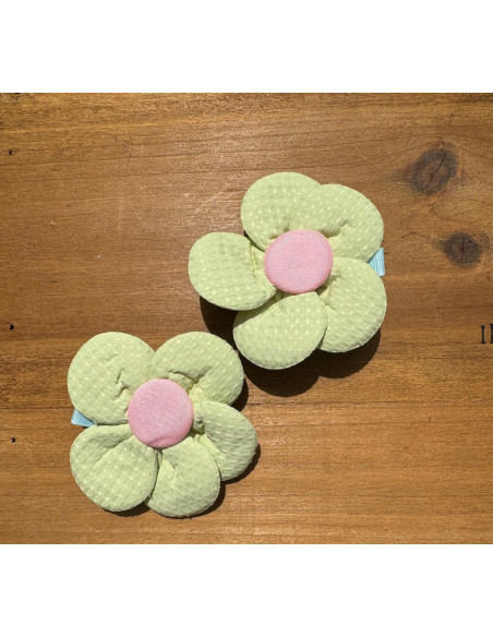 Spinki do włosów dla dziewczynki Kwiatki XXL Lolita Acc. Zestaw 2 sztuki