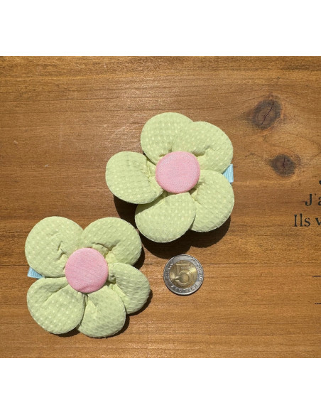 Spinki do włosów dla dziewczynki Kwiatki XXL Lolita Acc. Zestaw 2 sztuki