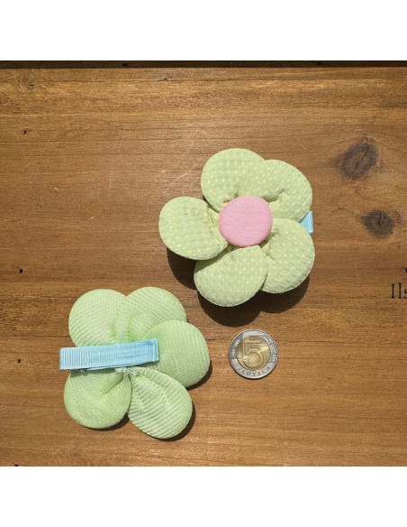 Spinki do włosów dla dziewczynki Kwiatki XXL Lolita Acc. Zestaw 2 sztuki