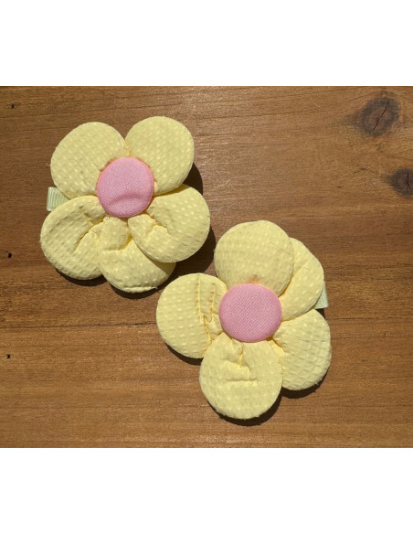 Spinki do włosów dla dziewczynki Kwiatki XXL Lolita Acc. Zestaw 2 sztuki