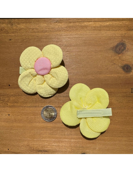 Spinki do włosów dla dziewczynki Kwiatki XXL Lolita Acc. Zestaw 2 sztuki