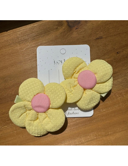 Spinki do włosów dla dziewczynki Kwiatki XXL Lolita Acc. Zestaw 2 sztuki