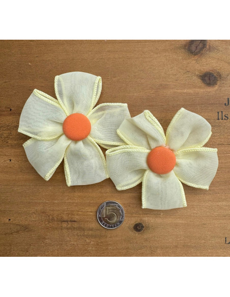 Spinki do włosów dla dziewczynki Kwiatki Wiatraczki 2 sztuki