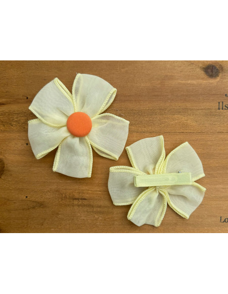 Spinki do włosów dla dziewczynki Kwiatki Wiatraczki 2 sztuki