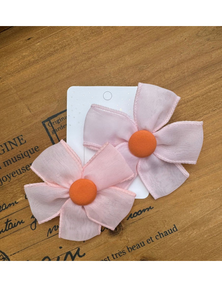 Spinki do włosów dla dziewczynki Kwiatki Wiatraczki 2 sztuki