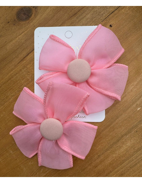 Spinki do włosów dla dziewczynki Kwiatki Wiatraczki 2 sztuki