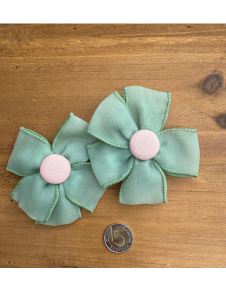Spinki do włosów dla dziewczynki Kwiatki Wiatraczki 2 sztuki