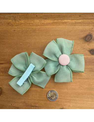 Spinki do włosów dla dziewczynki Kwiatki...