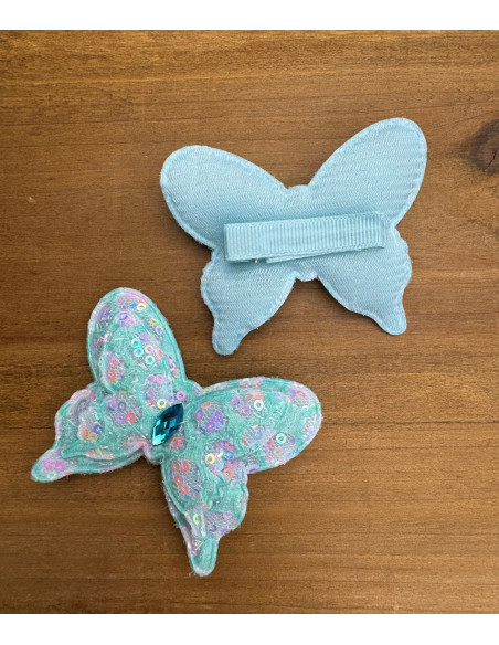 Spinki do włosów dla dziewczynki Motyle Lolita Acc. Zestaw 2 sztuki Motylki