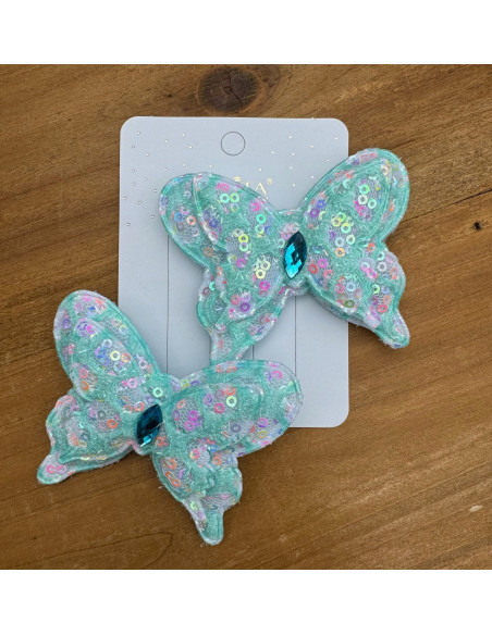 Spinki do włosów dla dziewczynki Motyle Lolita Acc. Zestaw 2 sztuki Motylki