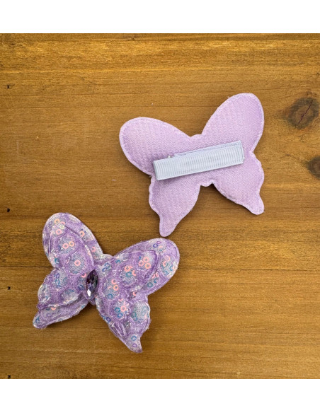 Spinki do włosów dla dziewczynki Motyle Lolita Acc. Zestaw 2 sztuki Motylki