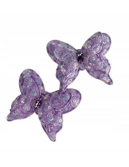 Spinki do włosów dla dziewczynki Motyle Lolita Acc. Zestaw 2 sztuki Motylki