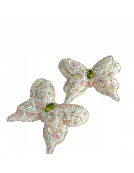 Spinki do włosów dla dziewczynki Motyle Lolita Acc. Zestaw 2 sztuki Motylki