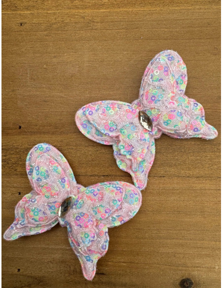 Spinki do włosów dla dziewczynki Motyle Lolita Acc. Zestaw 2 sztuki Motylki