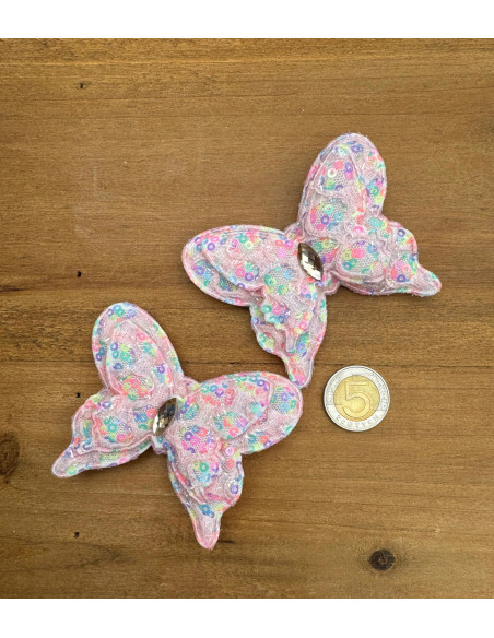 Spinki do włosów dla dziewczynki Motyle Lolita Acc. Zestaw 2 sztuki Motylki