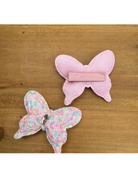 Spinki do włosów dla dziewczynki Motyle Lolita Acc. Zestaw 2 sztuki Motylki