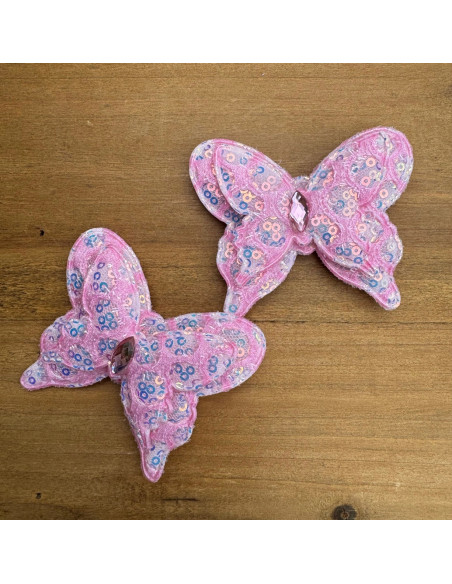 Spinki do włosów dla dziewczynki Motyle Lolita Acc. Zestaw 2 sztuki Motylki