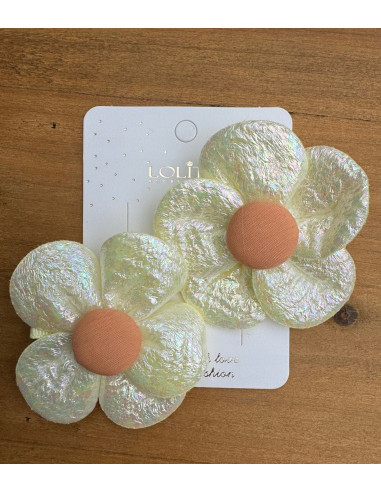 Spinki do włosów dla dziewczynki Kwiatki XXL...