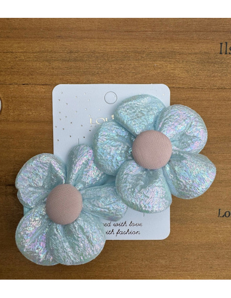 Spinki do włosów dla dziewczynki Kwiatki XXL Lolita Acc. Zestaw 2 sztuki