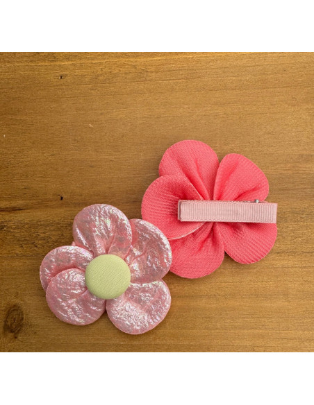 Spinki do włosów dla dziewczynki Kwiatki XXL Lolita Acc. Zestaw 2 sztuki