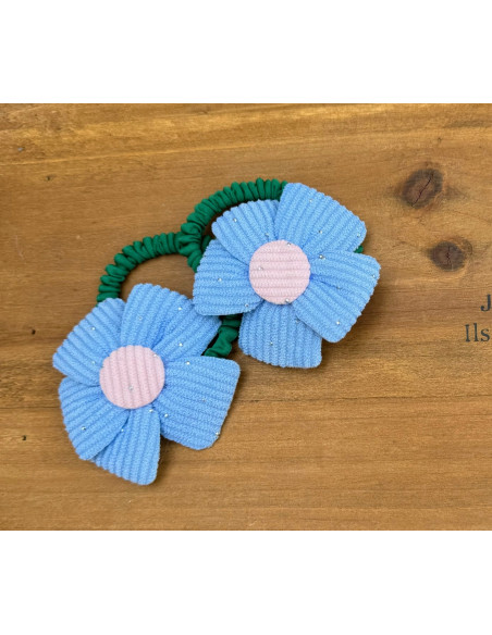 Gumki do włosów dla dziewczynki Kwiatki XXL Lolita Acc. Zestaw 2 sztuki