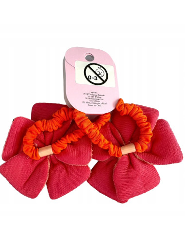 Gumki do włosów dla dziewczynki Kwiatki XXL...