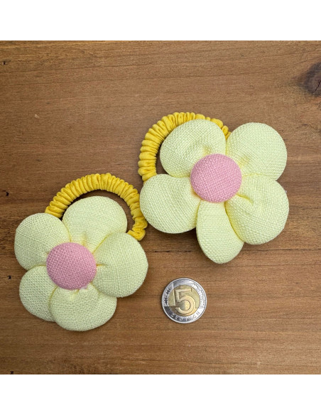 Gumki do włosów dla dziewczynki Kwiatki XXL Lolita Acc. Zestaw 2 sztuki