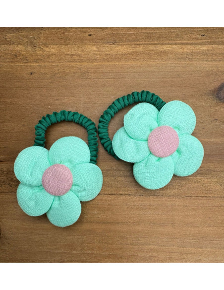 Gumki do włosów dla dziewczynki Kwiatki XXL Lolita Acc. Zestaw 2 sztuki