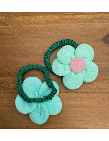 Gumki do włosów dla dziewczynki Kwiatki XXL...