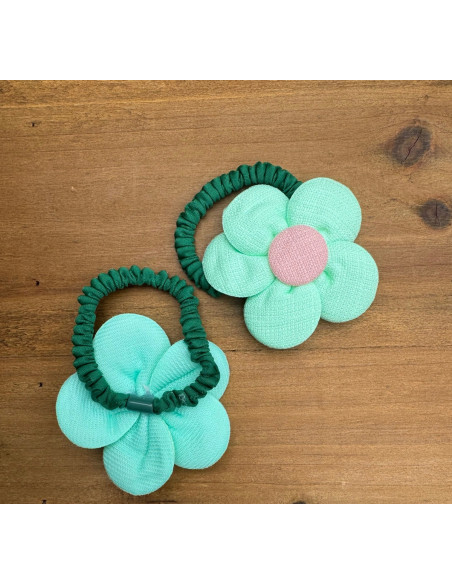 Gumki do włosów dla dziewczynki Kwiatki XXL Lolita Acc. Zestaw 2 sztuki