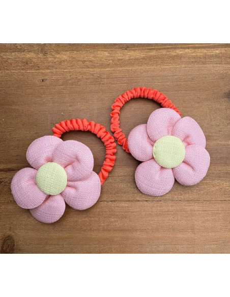Gumki do włosów dla dziewczynki Kwiatki XXL Lolita Acc. Zestaw 2 sztuki