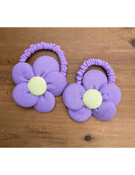 Gumki do włosów dla dziewczynki Kwiatki XXL Lolita Acc. Zestaw 2 sztuki