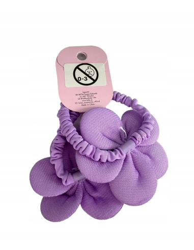 Gumki do włosów dla dziewczynki Kwiatki XXL...