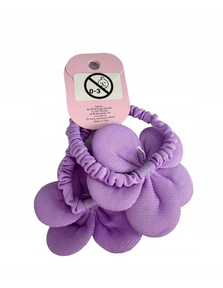 Gumki do włosów dla dziewczynki Kwiatki XXL Lolita Acc. Zestaw 2 sztuki