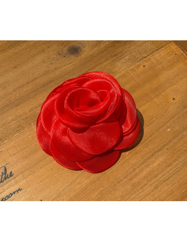 KWIAT Z MATERIAŁU BROSZKA PRZYPINKA PREZENT...