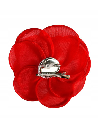 KWIAT Z MATERIAŁU BROSZKA PRZYPINKA PREZENT...