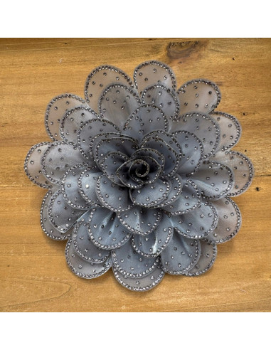 KWIAT Z MATERIAŁU BROSZKA PRZYPINKA LOLITA...