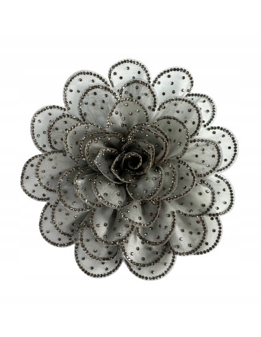 KWIAT Z MATERIAŁU BROSZKA PRZYPINKA LOLITA...