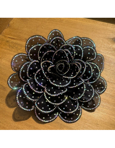 KWIAT Z MATERIAŁU BROSZKA PRZYPINKA LOLITA...